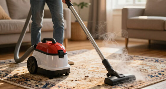 This Heavy-Duty Steam Cleaner Made My 10-Year-Old Rug Look New (I Had No Idea It Was So Gross!)