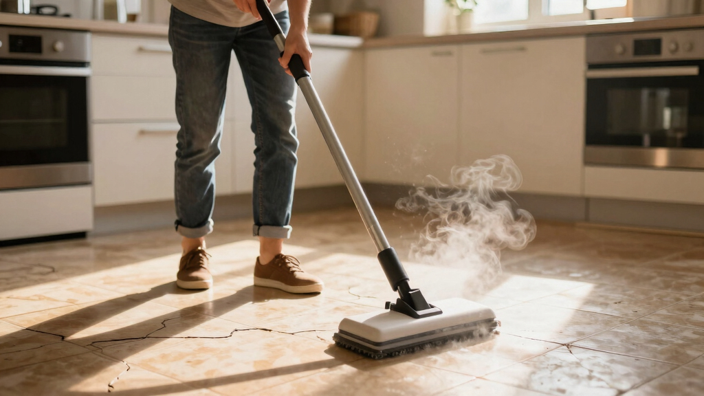 Can You Steam Mop Floors With Cracked Tiles?