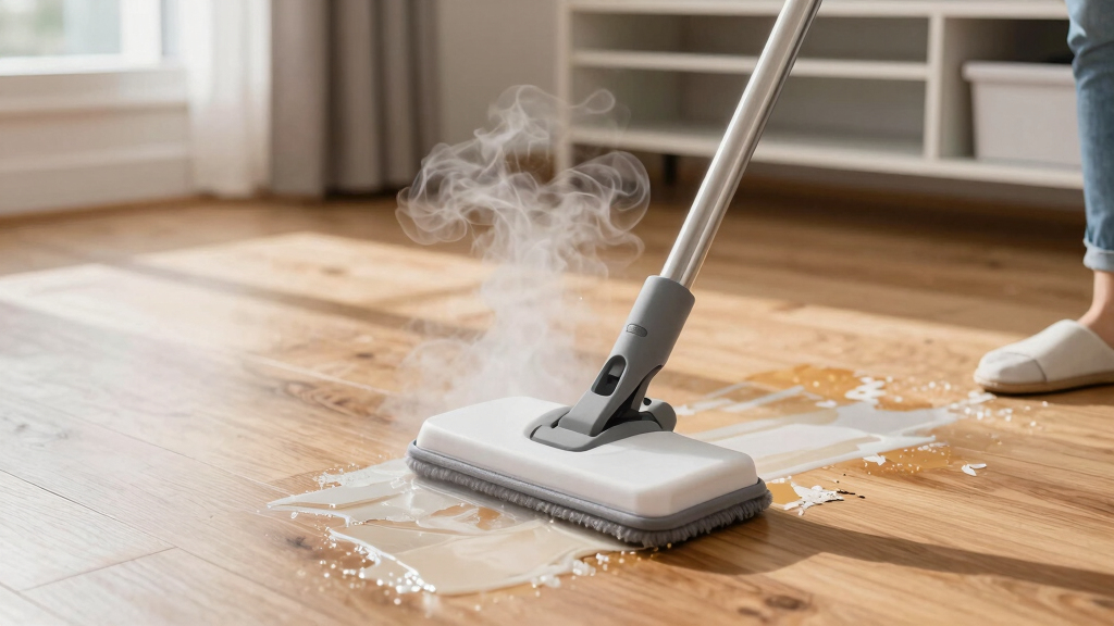 Can You Steam Mop Over Old Adhesive Residue?