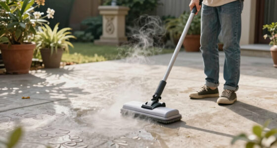 Can You Steam Mop Stamped Concrete Safely?