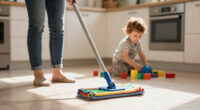 How to Keep Kitchen Floors Clean With Kids Around