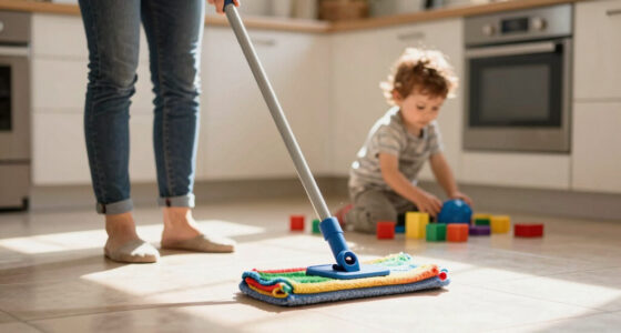 How to Keep Kitchen Floors Clean With Kids Around
