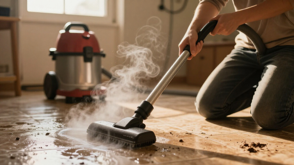How to Steam Clean a Muddy Mudroom Floor