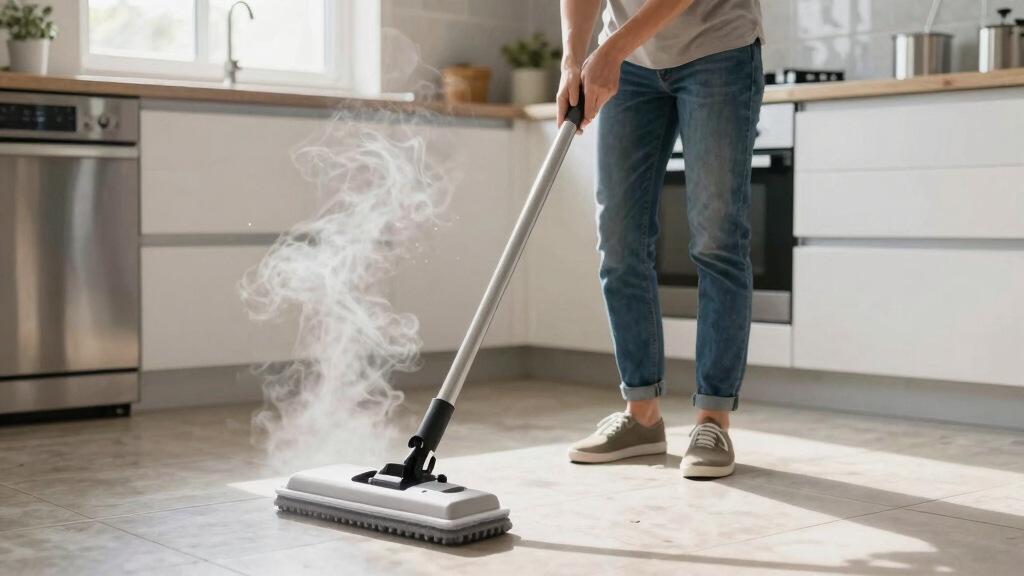 How to Steam Mop a Kitchen Floor Properly