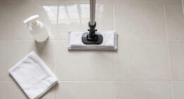 How to Steam Mop a Tiled Shower Floor