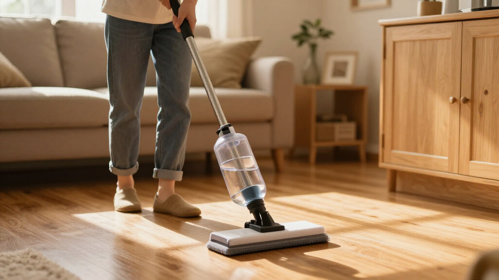 How to Steam Mop Around Furniture and Tight Spaces