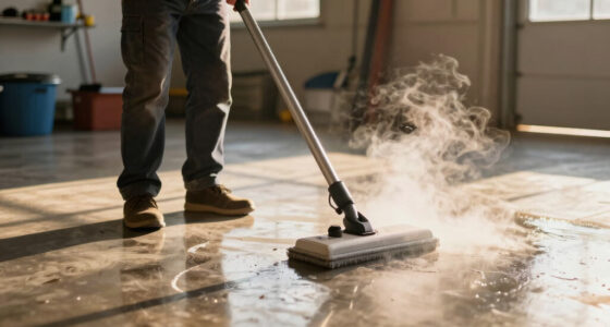 Steam Mopping Epoxy Garage Floors: Yes or No?