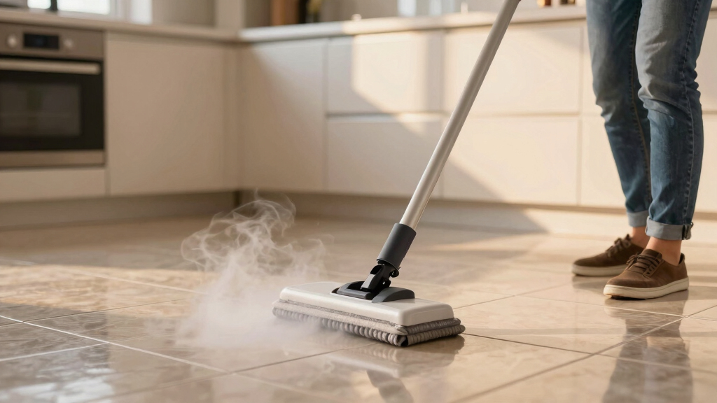 Steam Mopping Peel-and-Stick Vinyl Tiles: Don't Make This Mistake