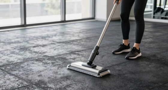 Steam Mopping Rubber Gym Flooring: Good or Bad Idea?