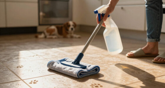 The Best Way to Clean Tile Floors With Pets in the House