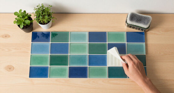 A Builder-Grade Kitchen Gets A Pop Of Color With An Easy Backsplash Upgrade