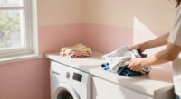 You’d Never Expect To See Ombré Walls In A Laundry Room — But It Works