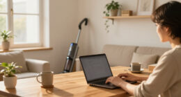 Her Home Office Is In An Unexpected Location — Now It's Clutter-Free