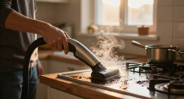 How Steam Loosens Grease and Baked-On Grime
