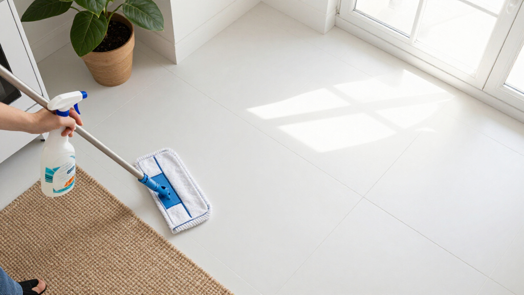 How to Keep White Tile Floors Actually Looking Clean