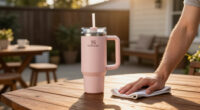 STANLEY IceFlow 2.0 Flip Straw Tumbler, 30 Oz, Rose Quartz | Easy Carry Handle | Twist On Lid And Flip Up Straw | Leak Resistant Water Bottl