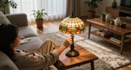 T.J. Maxx Is Selling Out Of This Tiffany-Inspired Accent Lamp