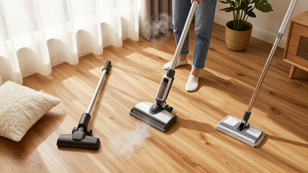 Two-in-One Steam Mop vs Separate Vacuum and Mop