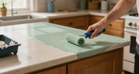 90S Countertops Look Completely Different After A Kitchen Got A Paint Redo