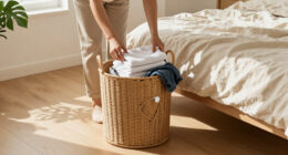 Next Has Dropped The Prettiest Laundry Hamper I've Ever Seen