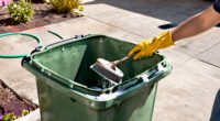 Smelling Your Garbage Cans? The Underrated Trick To Give Them A Deep Clean