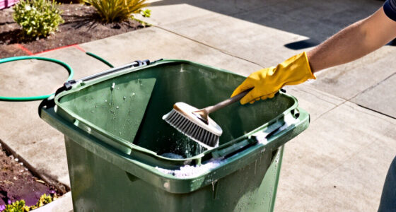 Smelling Your Garbage Cans? The Underrated Trick To Give Them A Deep Clean
