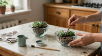 Turn Two Fluted Bowls From Dollar Tree Into Vintage-Style Planters